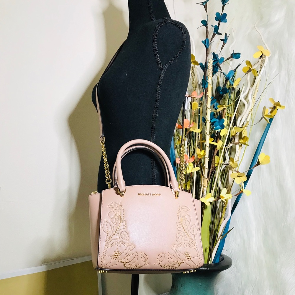 Michael Kors Ellis Convertible Satchel - Picture 7 of 8